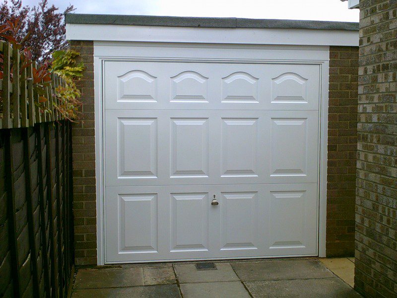 Up and Over Cathedral Garage Door (After)