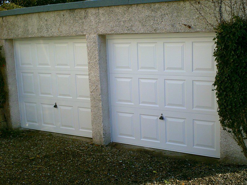 Georgian Style Up and Over Garage Doors (After)
