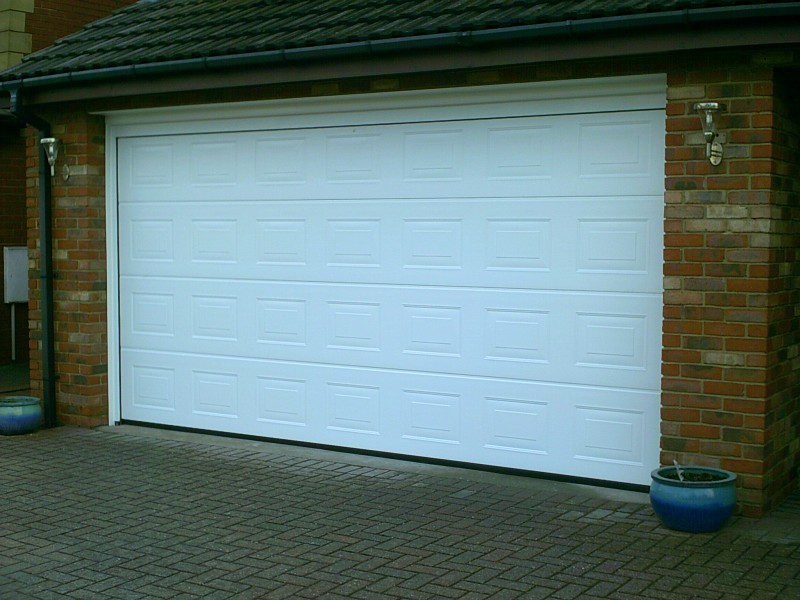 Double Sectional Georgian Garage Door (After)