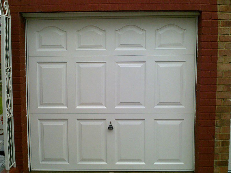 Cathedral Style Up and over Garage Door (After)