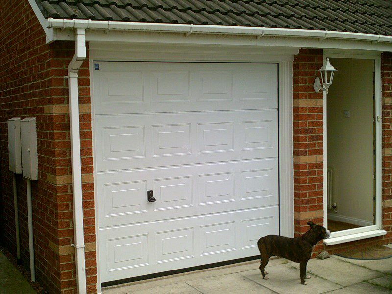 Georgian Style Sectional Garage Door (After)