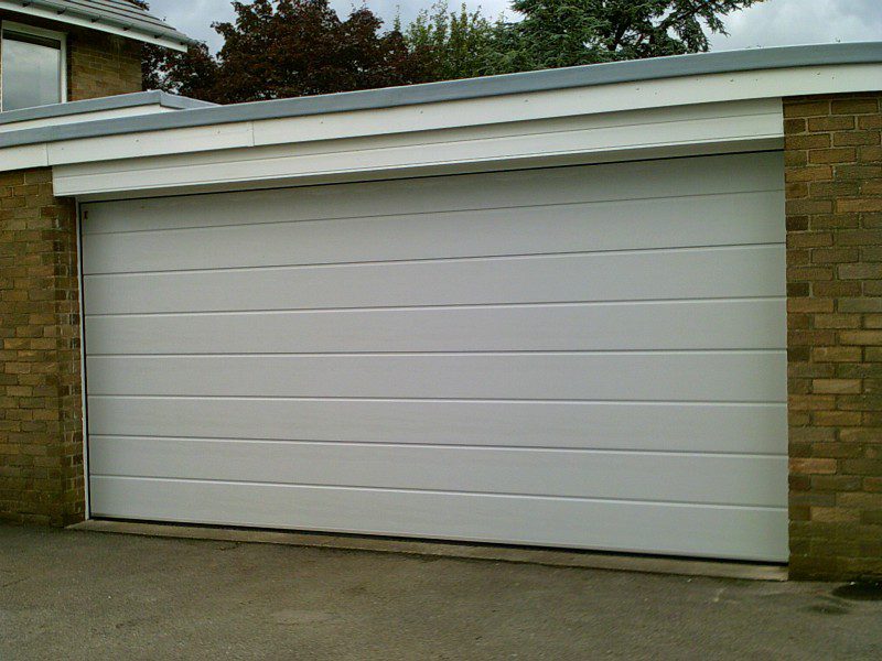 Rib Style Sectional Garage Door (After)