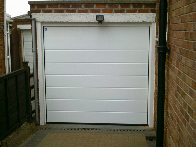 Rib Style Sectional Garage Door (After)