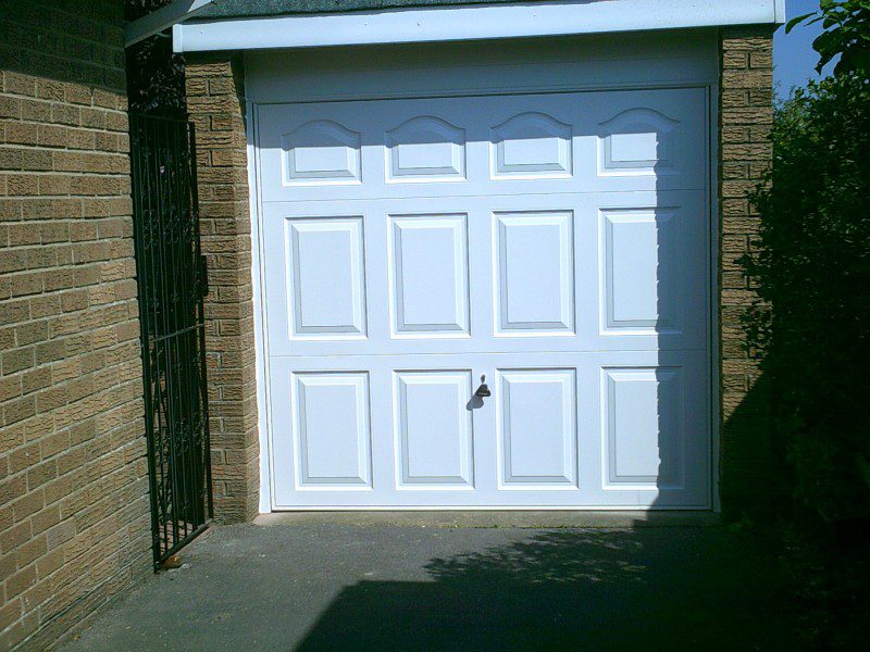 Georgian style Up and Over Garage Door (After)