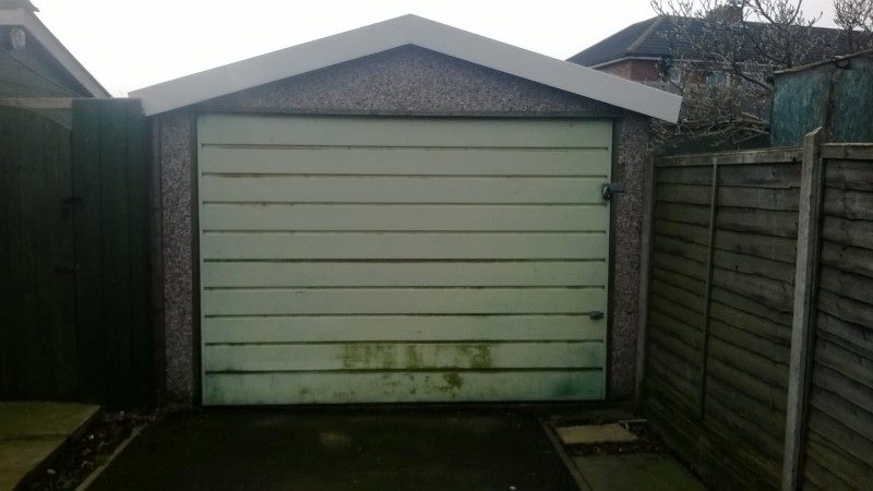 Garador Insulated Sectional Door (Before)