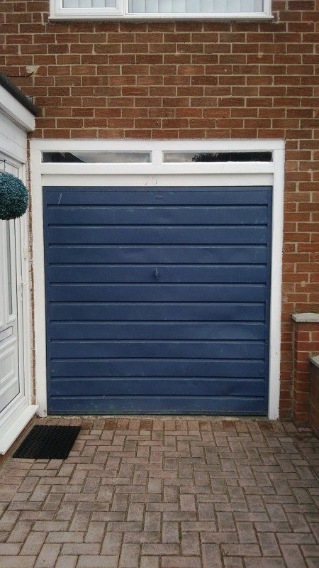 Insulated Roller Garage Door (Before)