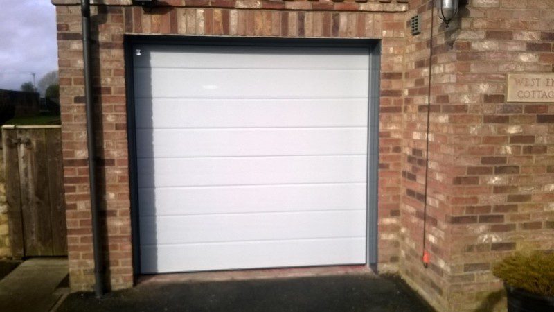 Teckentrup ribbed insulated sectional door (After)