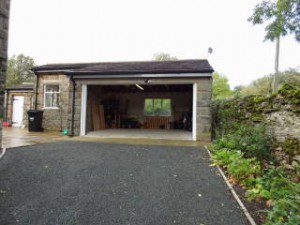 Anthracite Grey Gararoll Roller Garage Door (Before)