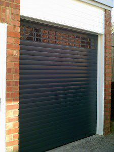Anthracite Grey Insulated Roller Door (After)