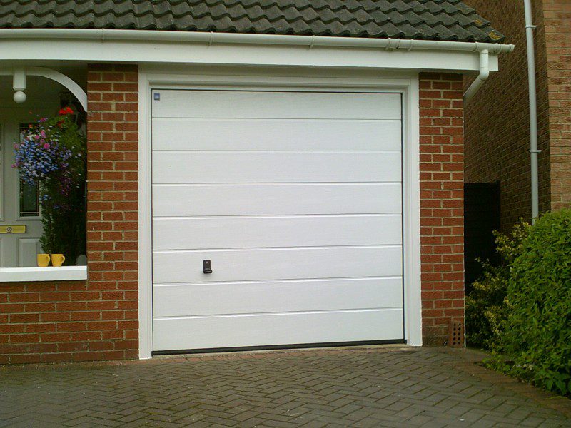 Rib Style Sectional Garage Door (After)