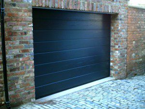Anthracite Grey Sectional Garage Door (After)