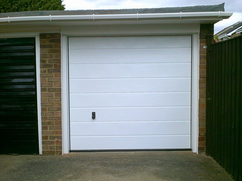Rib Style Sectional Garage Door (After)