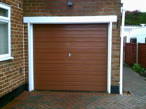 Terracotta Single Skin Roller Door (Before)