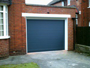 Anthracite Grey Insulated Roller Garage Door (After)