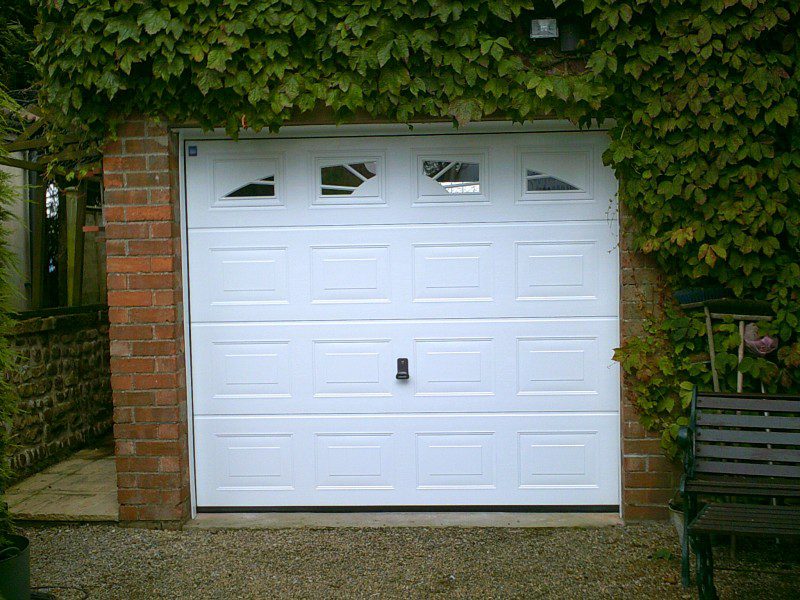 Sectional Door with Windows (After)