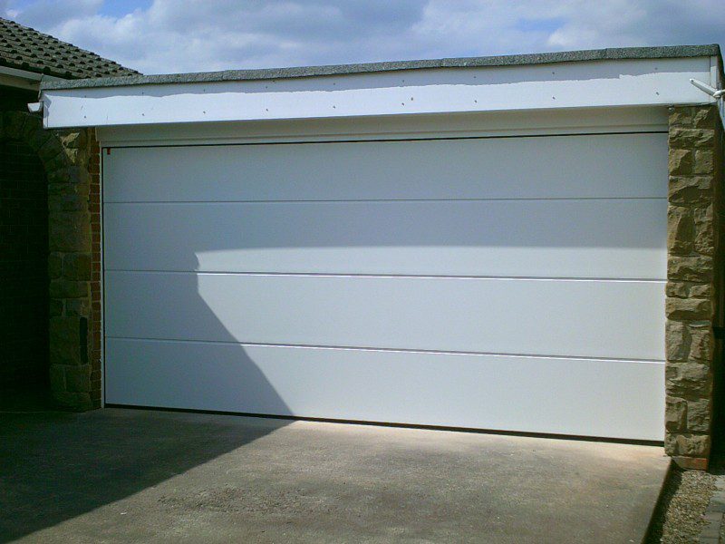 Double Size Sectional Garage Door (After)