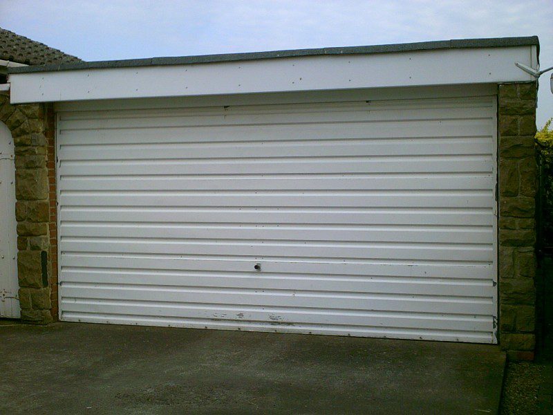 Double Size Sectional Garage Door (Before)