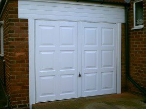 White Sherbourn Up and Over Garage Door (After)