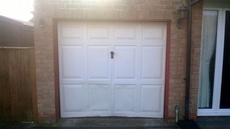 White Georgian style door (Before)