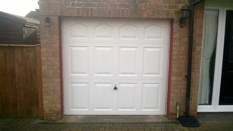 White Georgian style door (After)