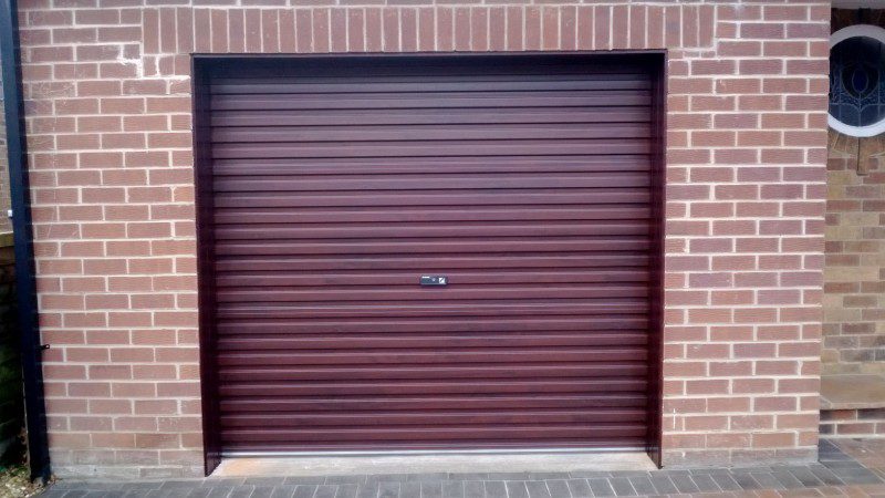 Rosewood roller Garage Door (After)