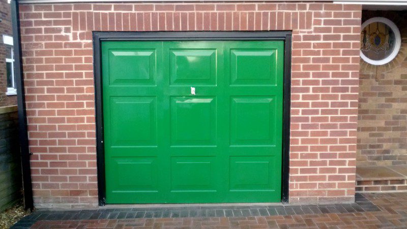 Rosewood roller Garage Door (Before)