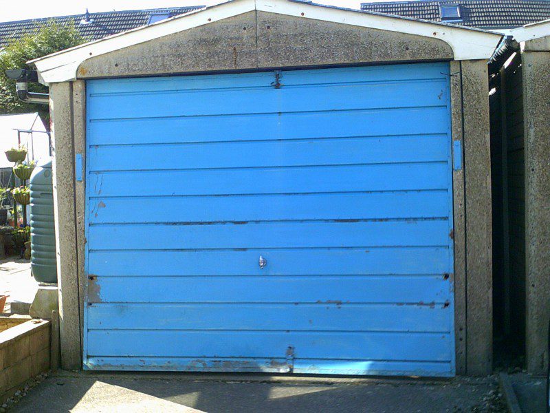 Side Hinged Garage Door (Before)