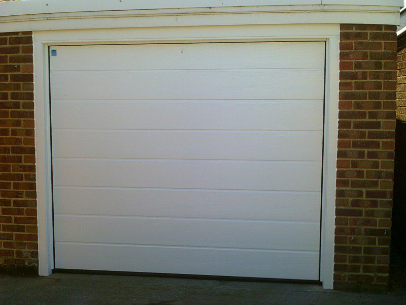 Large Rib Style Sectional Garage door (After)