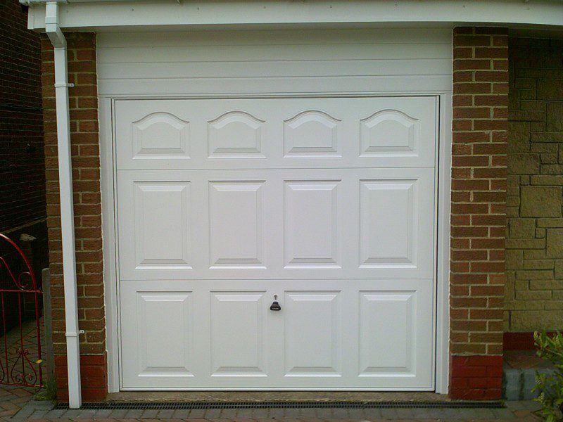 Cathedral Style Up and Over Garage Door (After)